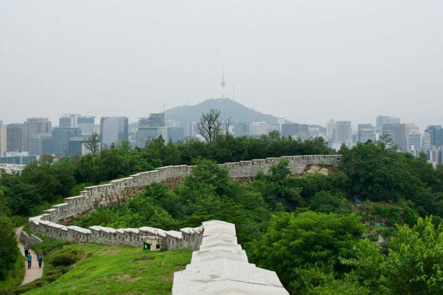 Seoul Ansan Mountain