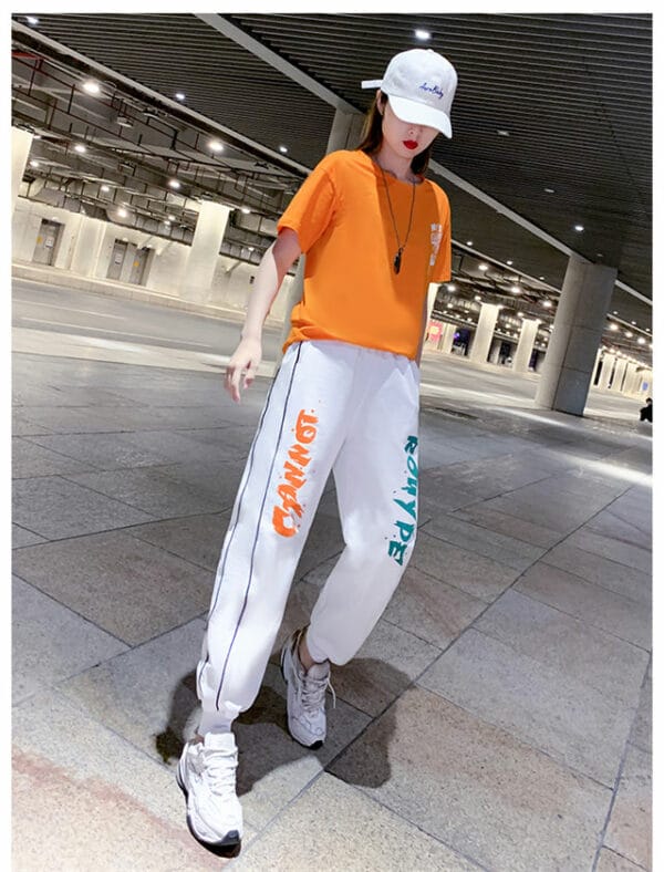 Fashion Letters Printings Hip-hop Long Suits 2