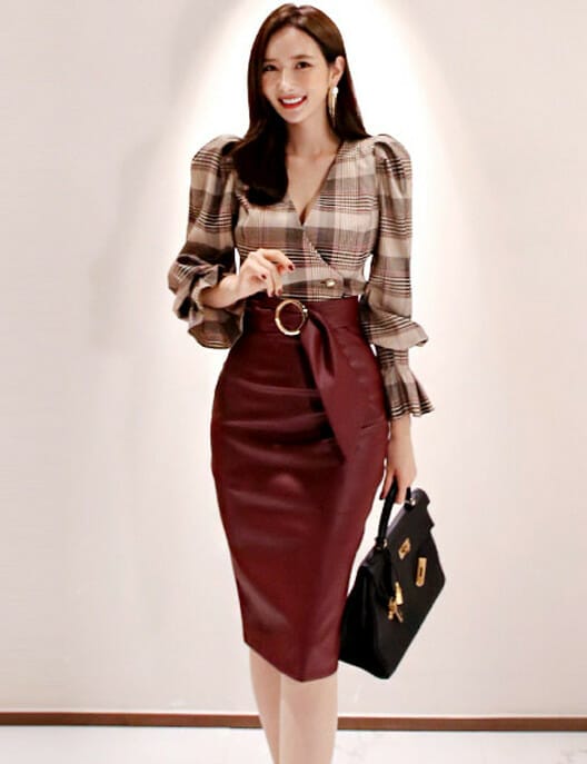 Leather skirt 2 outlet colors