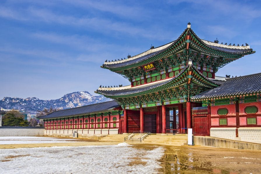 A Korean palace