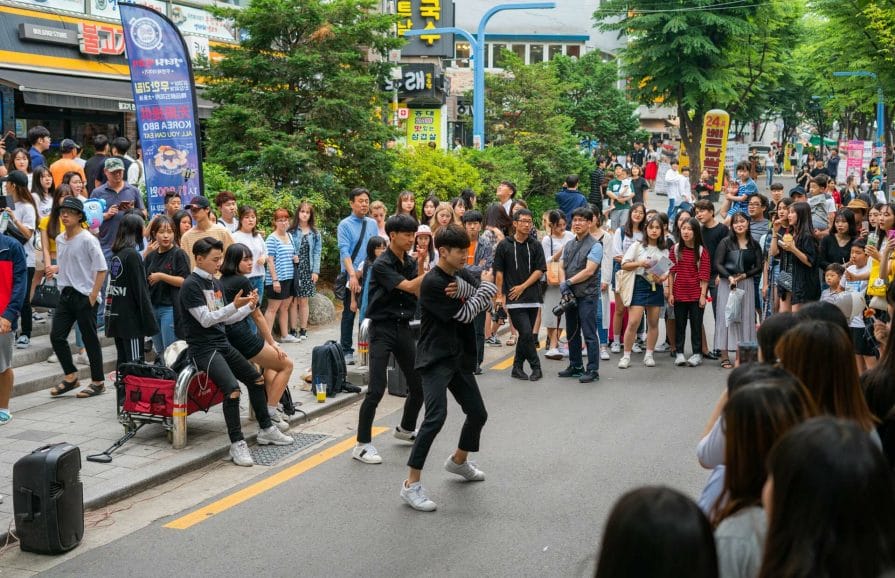 Hongdae Street Performers