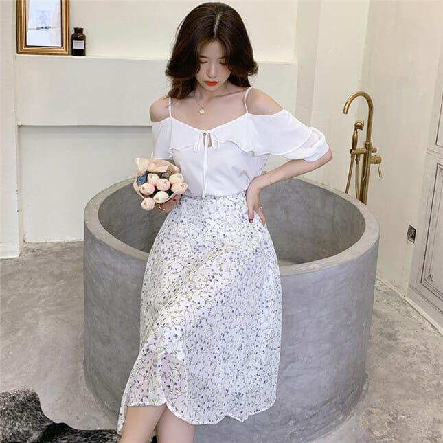 Korean best sale off shoulder