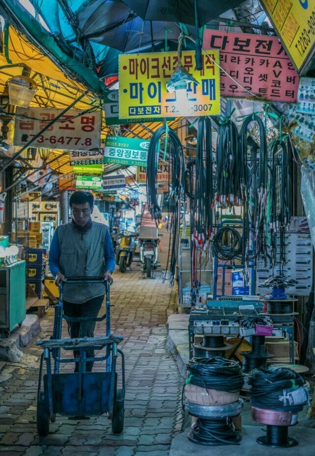 Kwangjang Market Streets