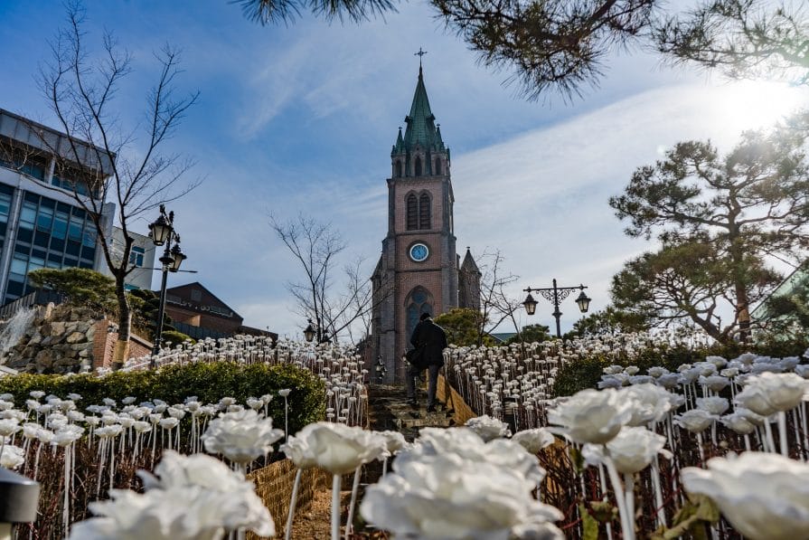 Myeongdong Cathedral during December