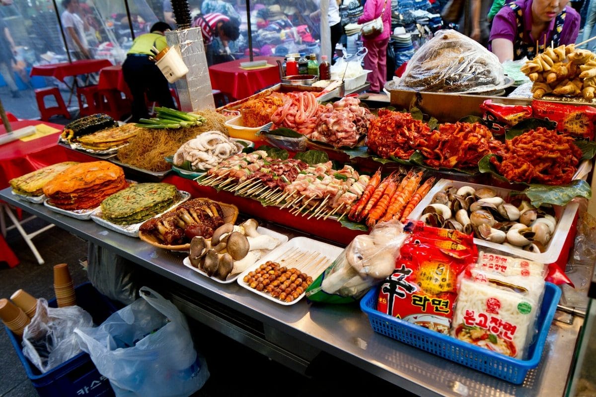Food Market at Namdaemun Seoul