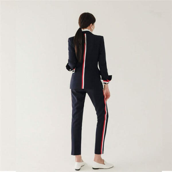 Quality Fashion Tailored Collar Slim Two Pieces Suits 4