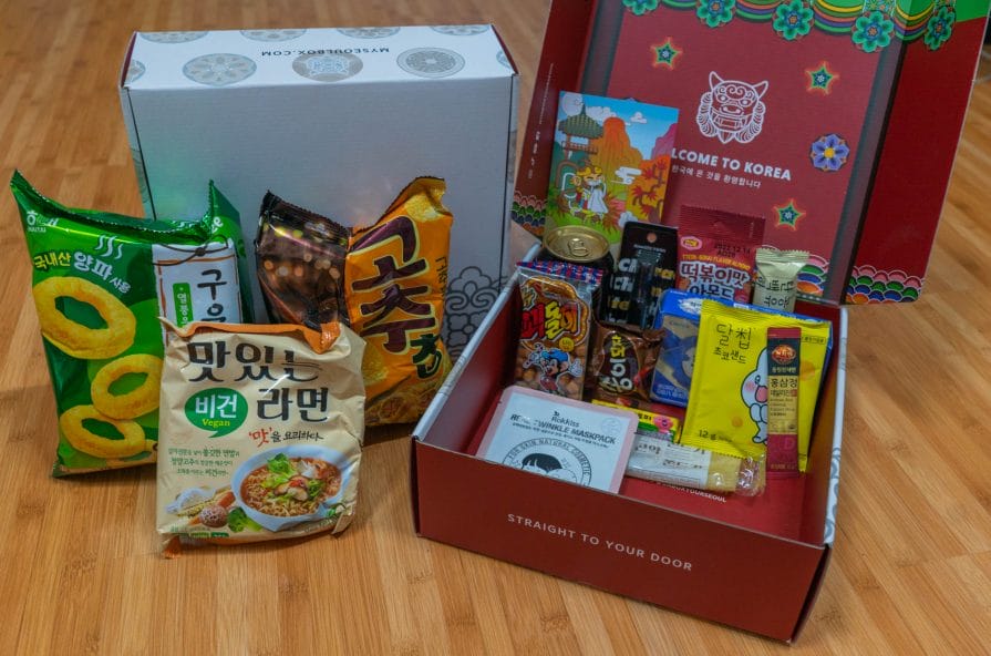 Korean snack box