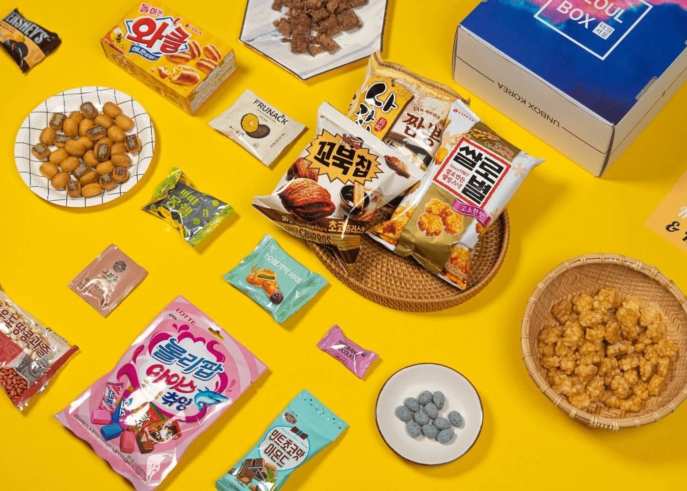  Korean Snack Box Variety Pack - 46 Count Snacks