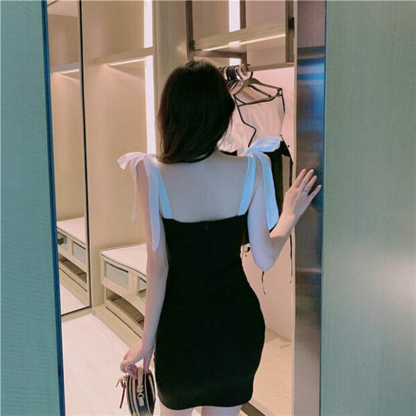 Sexy Fashion 3 Colors Padded Low Bust Straps Dress 6