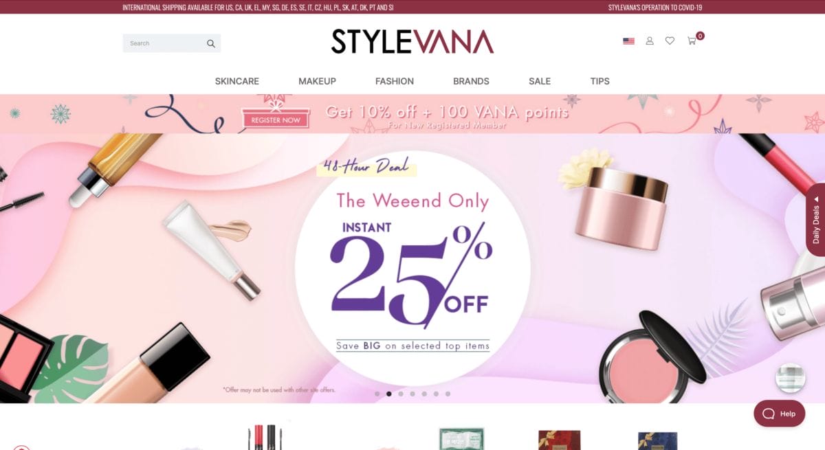 Stylevana Korean clothes website