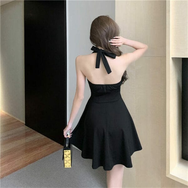 Summer Fashion Flouncing Halter A-line Dress 5