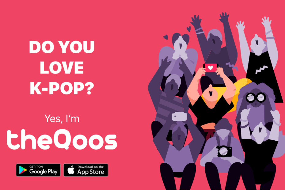 TheQoos Kpop app banner