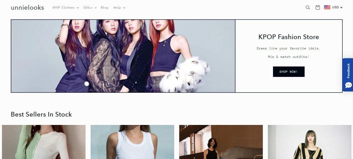 Unnie Looks Korean clothing store