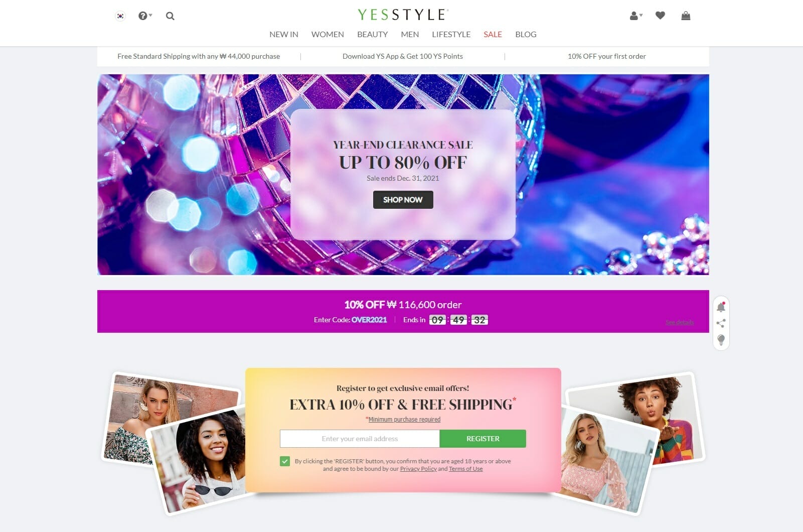 Shopping sites like top yesstyle