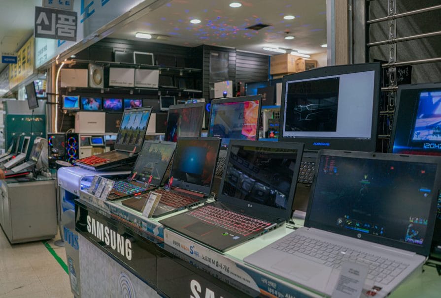 Yongsan Electronics Market Laptops